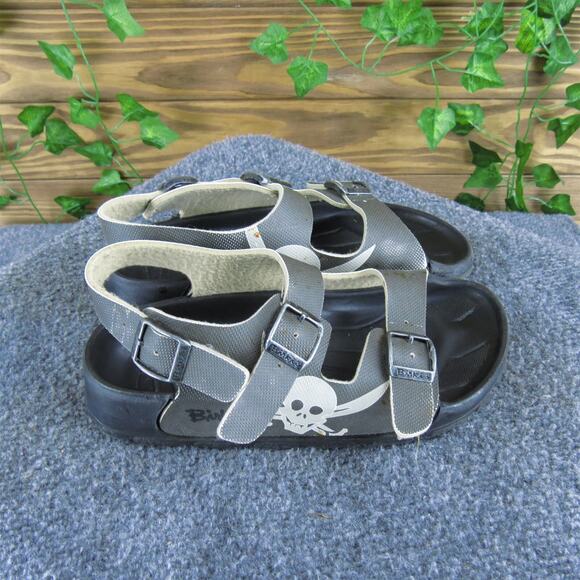 Birki's Sandals Boys Y 34 Medium Sandal Black Synthetic Buckle - Picture 3 of 6